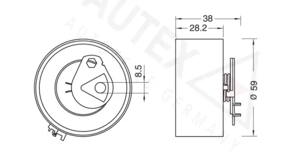 Tensioner Pulley, timing belt