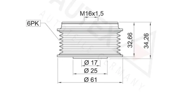 Alternator Freewheel Clutch