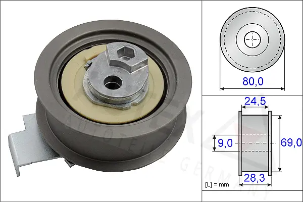 Tensioner Pulley, timing belt (654823)