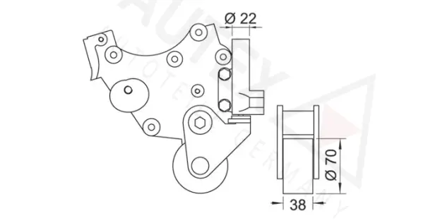 Tensioner Lever, timing belt