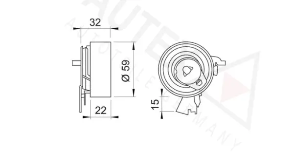 Tensioner Pulley, timing belt