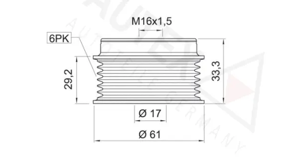 Alternator Freewheel Clutch