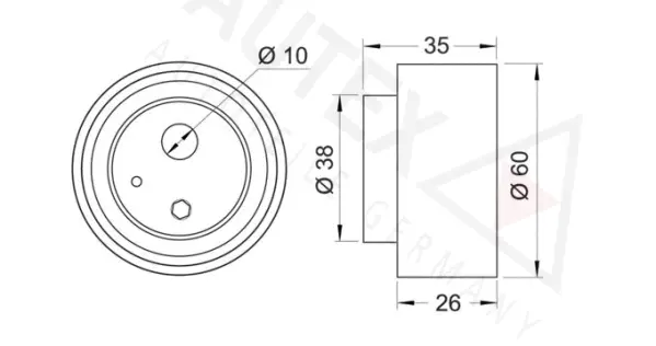 Tensioner Pulley, timing belt