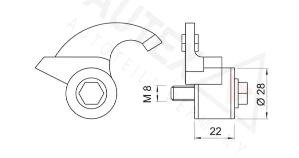 Tensioner Lever, timing belt
