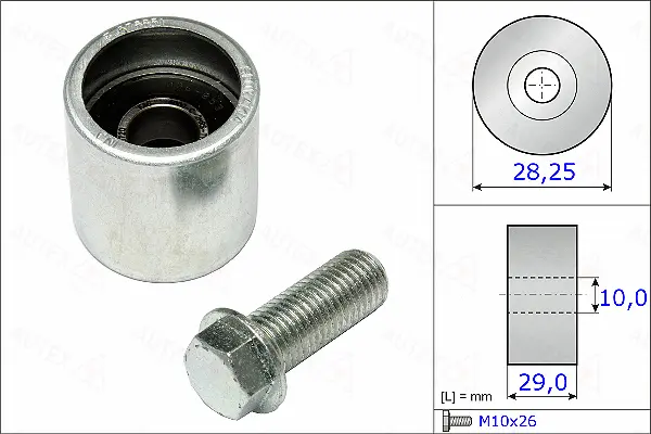 Deflection/Guide Pulley, timing belt (654937)