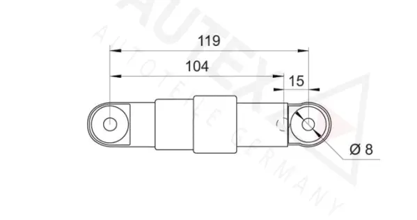 Vibration Damper, V-ribbed belt