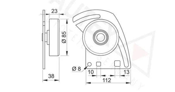 Tensioner Pulley, V-ribbed belt