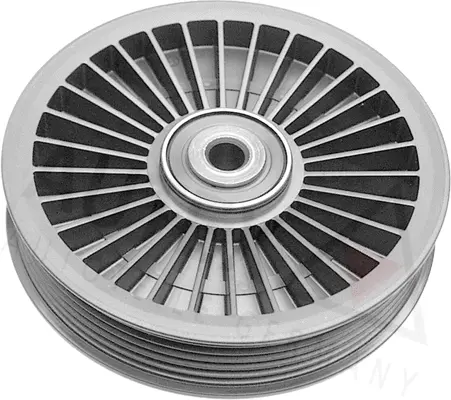 Deflection/Guide Pulley, V-ribbed belt (651604)