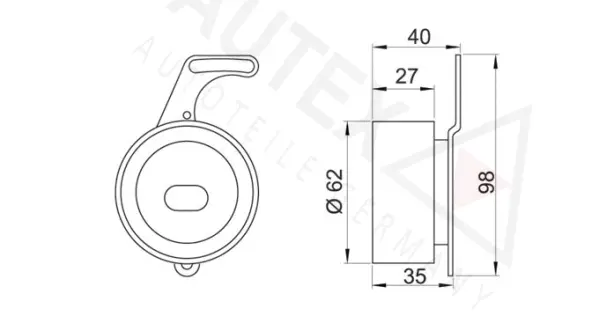 Tensioner Pulley, timing belt