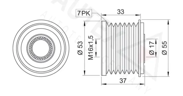 Alternator Freewheel Clutch (654193)