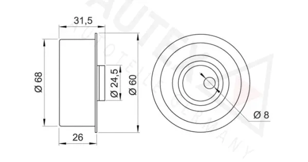 Tensioner Pulley, timing belt