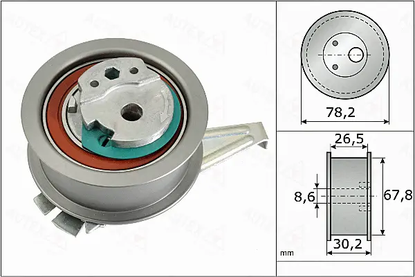 Tensioner Pulley, timing belt (655076)