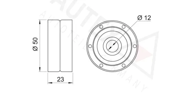 Deflection/Guide Pulley, timing belt