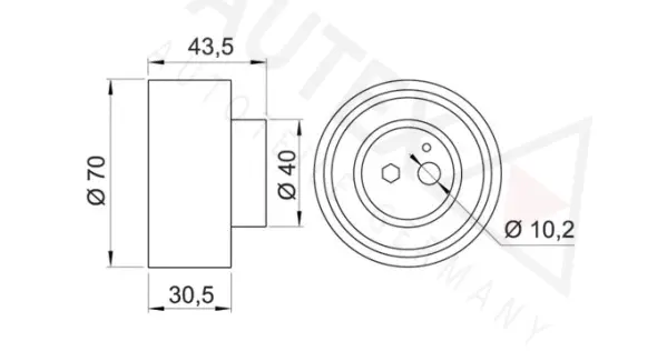 Tensioner Pulley, timing belt