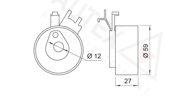 Tensioner Pulley, timing belt
