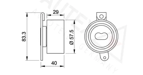 Tensioner Pulley, timing belt