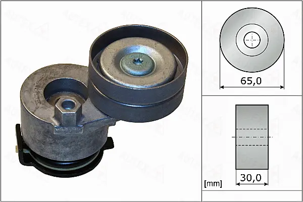 Belt Tensioner, V-ribbed belt (655118)