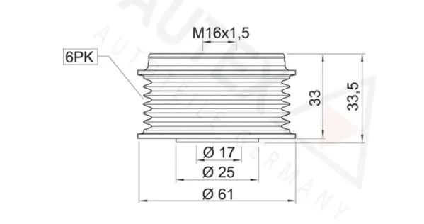 Alternator Freewheel Clutch