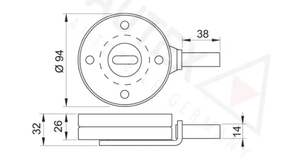 Tensioner Pulley, V-ribbed belt
