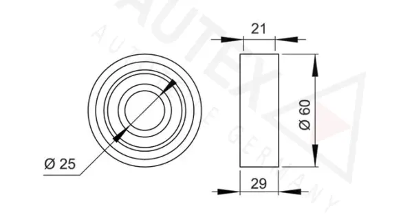 Tensioner Pulley, timing belt