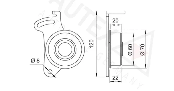 Tensioner Pulley, timing belt