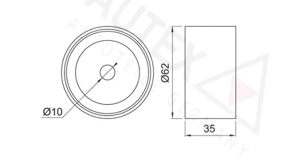 Tensioner Pulley, timing belt