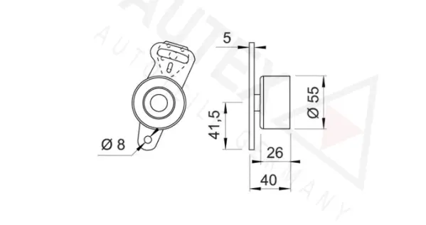 Tensioner Pulley, timing belt