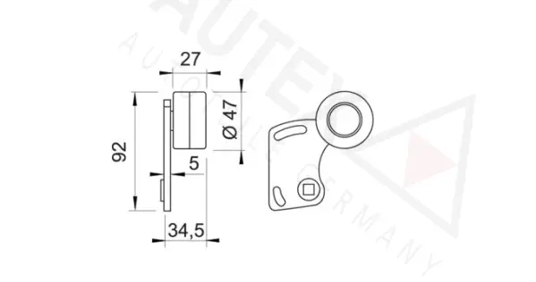 Tensioner Pulley, timing belt