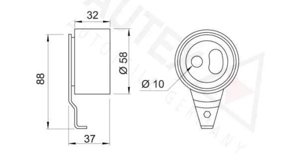 Tensioner Pulley, timing belt