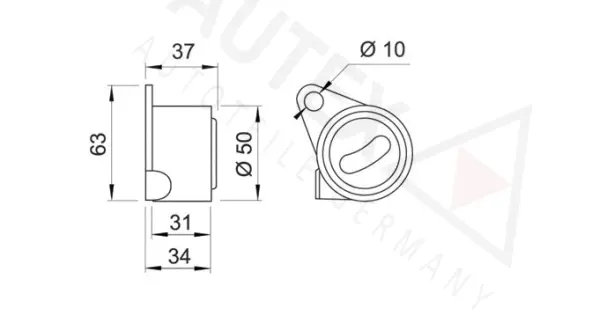 Tensioner Pulley, timing belt