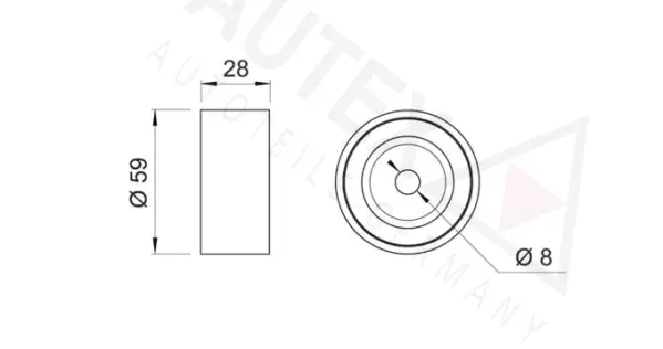 Tensioner Pulley, timing belt