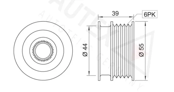 Alternator Freewheel Clutch