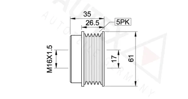 Alternator Freewheel Clutch