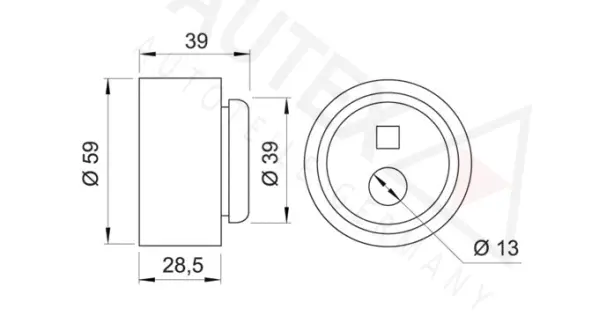 Tensioner Pulley, timing belt