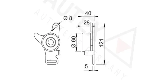 Tensioner Pulley, timing belt