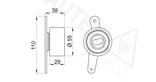 Tensioner Pulley, timing belt