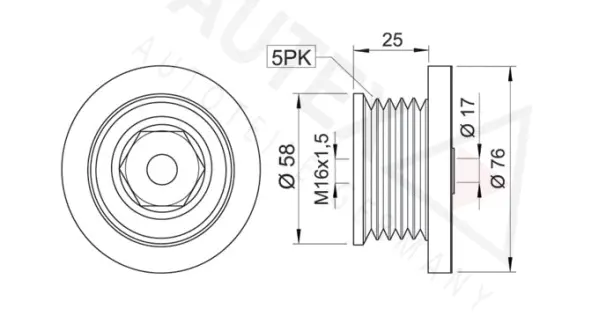 Alternator Freewheel Clutch (654317)