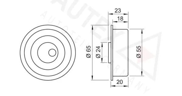 Tensioner Pulley, timing belt