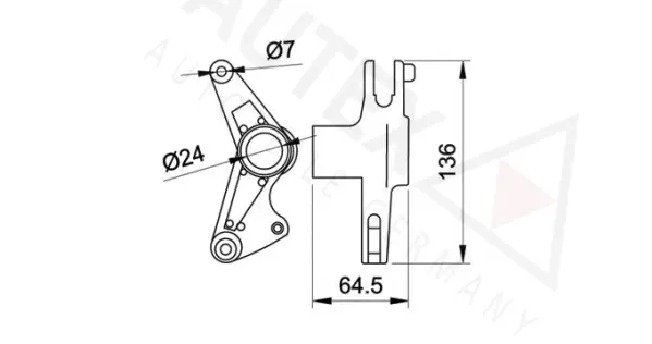 Belt Tensioner, V-ribbed belt