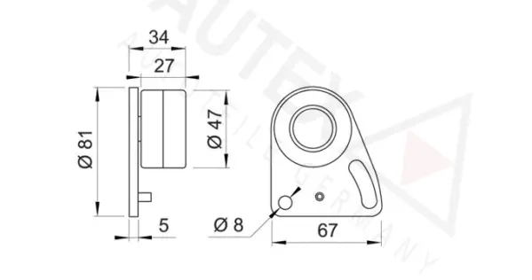 Tensioner Pulley, timing belt
