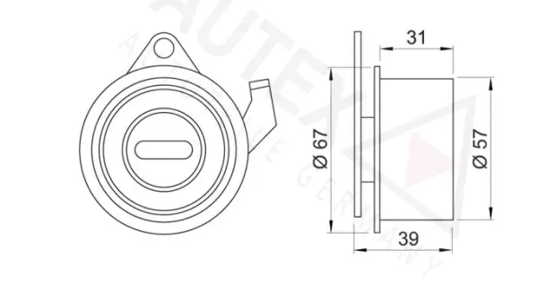 Tensioner Pulley, timing belt