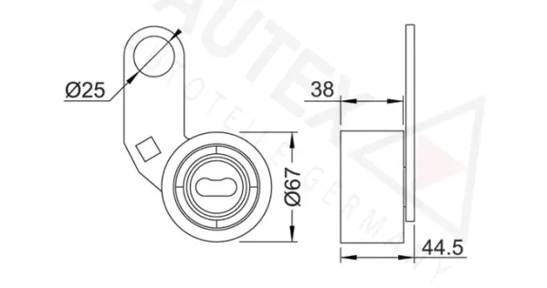 Tensioner Pulley, timing belt