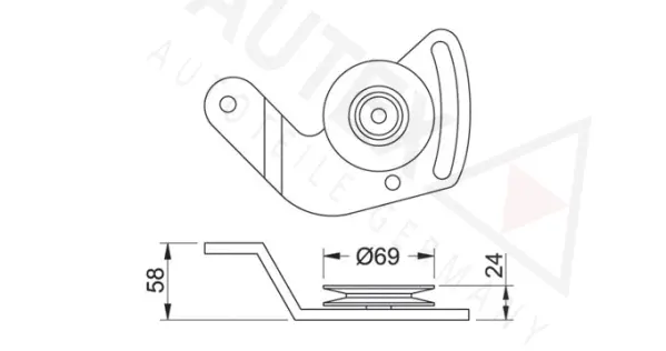 Tensioner Pulley, V-belt