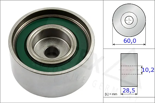 Deflection/Guide Pulley, timing belt (654816)