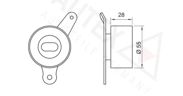 Tensioner Pulley, timing belt