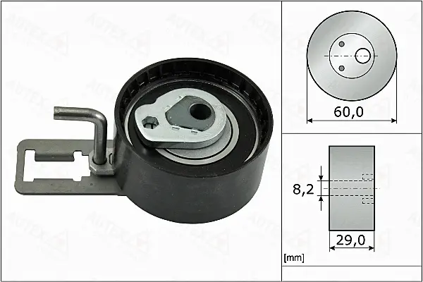 Tensioner Pulley, timing belt (655150)