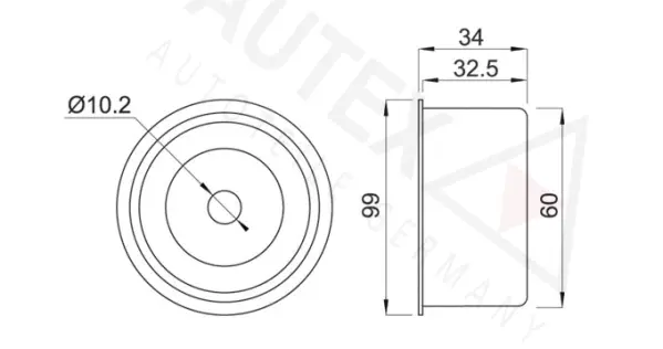 Tensioner Pulley, timing belt