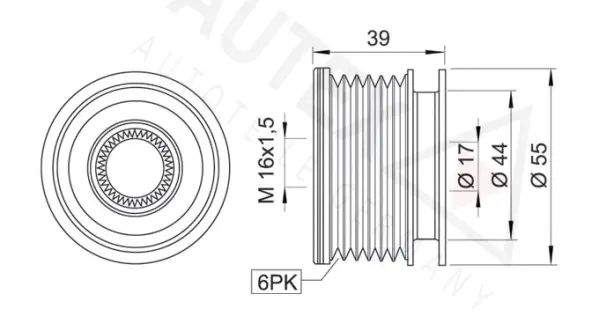 Alternator Freewheel Clutch