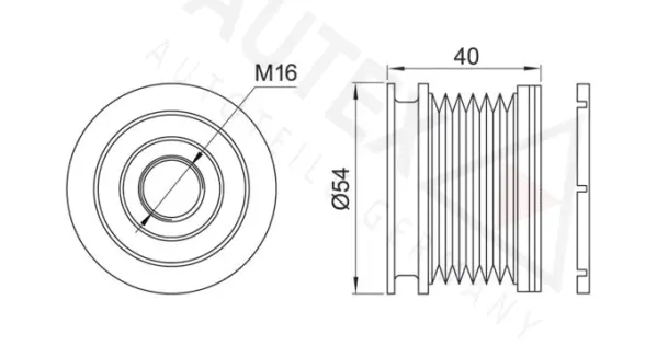 Alternator Freewheel Clutch