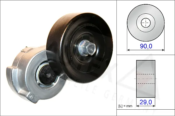 Belt Tensioner, V-ribbed belt (654841)